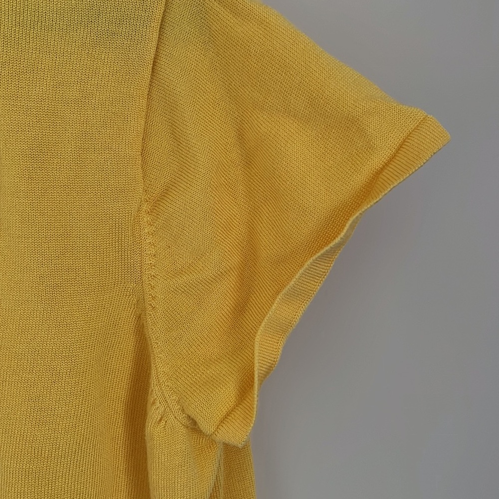 Yellow basic T-shirt - Picture 3 of 3